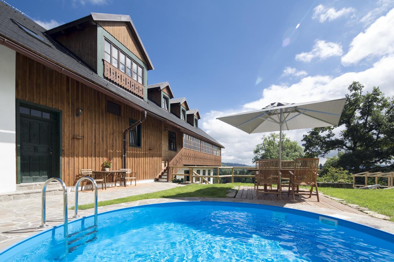 Wellness Hotel Florián České Žleby Stožec Exterior foto